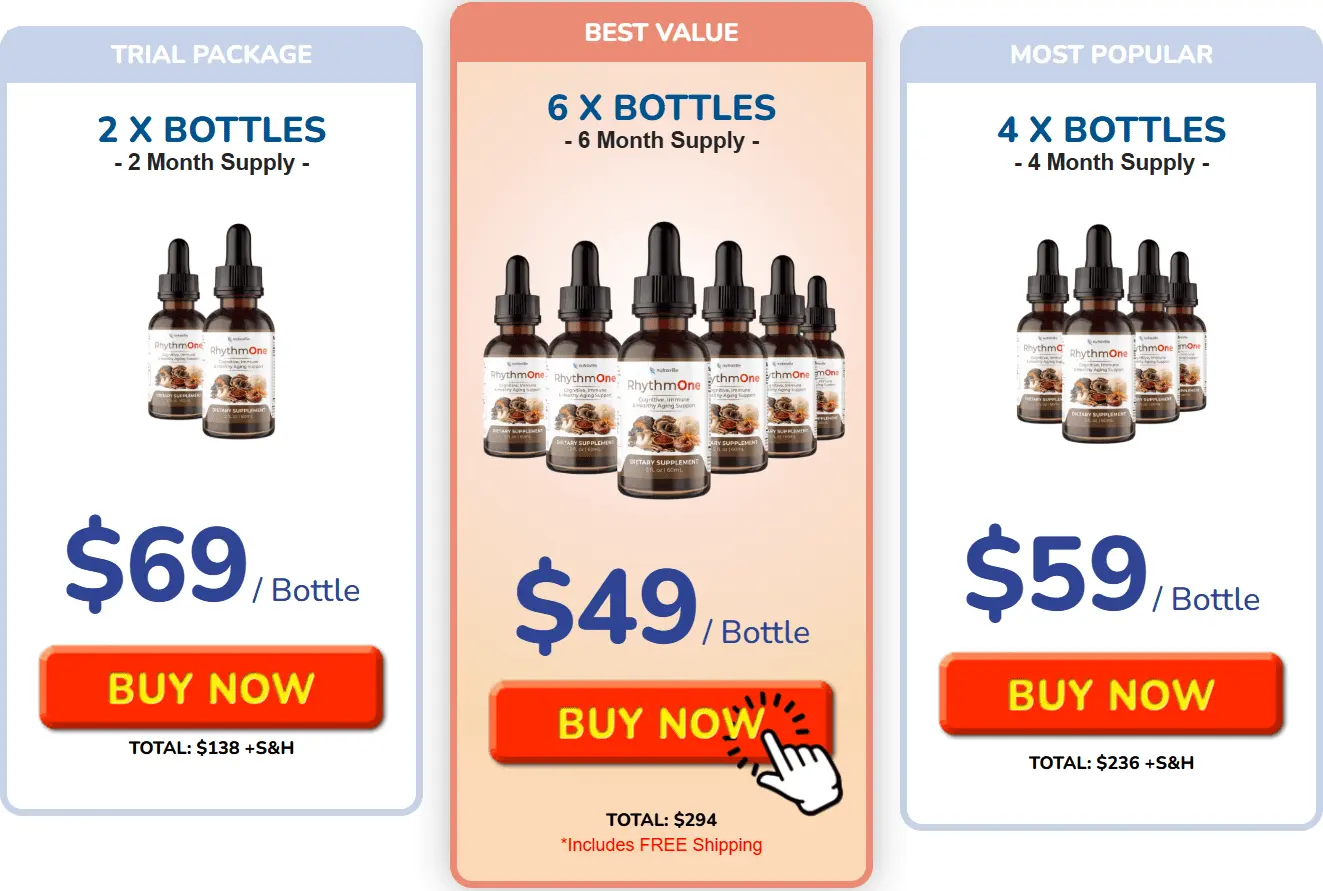 rhythmone brain supplement price